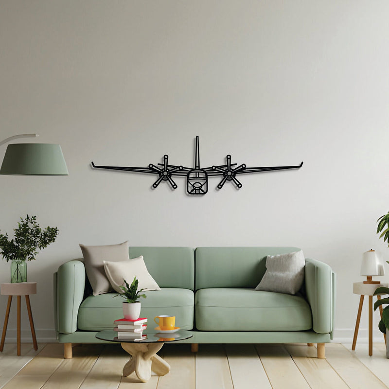 1000 Front Metal Aircraft Wall Art - NCP0510