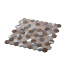 Beige 11x11 Honed Hexagon PVC Peel & Stick Tile (10 pack, 8.79 sq ft/case)