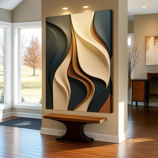 Modern Abstract Minimalist Wall Art, photo 2 of 10