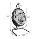 Hanging Cushioned Hammock Chair with Stand by LJGDeals