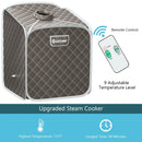2L Portable Folding Steam Sauna Spa-Gray by LJGDeals