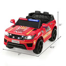 12V Kids Electric Ride On Car with Remote Control-Red by LJGDeals