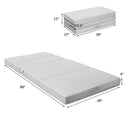 4 Inch Folding Sofa Bed Foam Mattress with Handles by DirectDeals