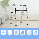 One-Button Folding Aluminum Walking Frame Walker by LJGDeals