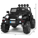 12V Kids Ride On Truck with Remote Control and Double Magnetic Door by LJGDeals