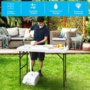Folding Cleaning Sink Faucet Cutting Camping Table with Sprayer by LJGDeals