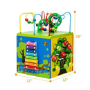 5-in-1 Wooden Activity Cube Toy by LJGDeals