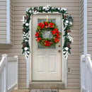 9 Feet Pre-Lit Artificial Christmas Garland with LED Lights by LJGDeals