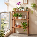3-Tier Folding Wooden Storage Shelf for Entryway & Garden by DirectDeals