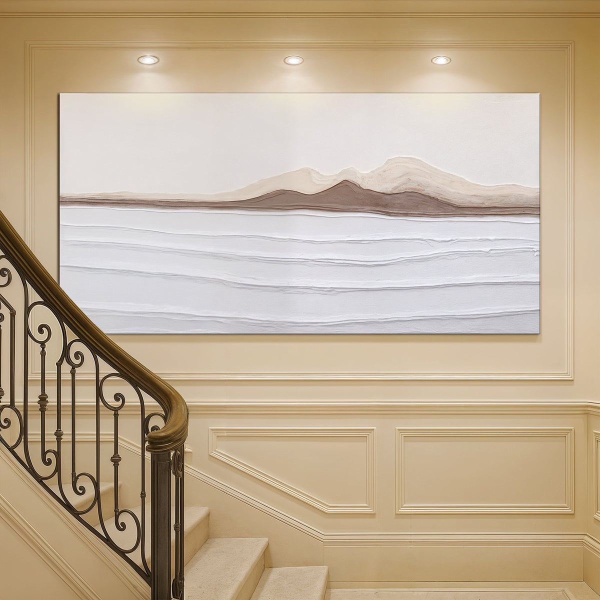 Earth Tone Abstract Wall Art, photo 2 of 10