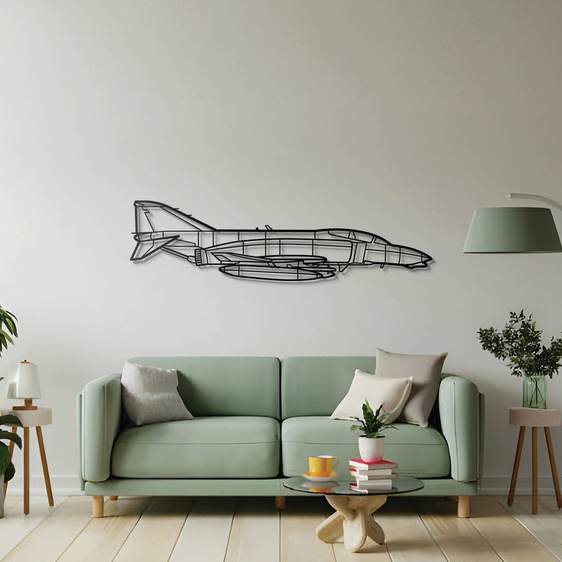 F-4B Phantom 2 Navy Metal Aircraft Wall Art - NCP0069