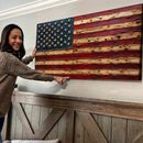 Old Glory American Flag Wall Art by Tailored Canvases
