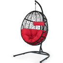 Hanging Cushioned Hammock Chair with Stand by LJGDeals