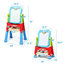 Height Adjustable Kids Art Easel Magnetic Double Sided Board by LJGDeals