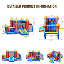 Kid Inflatable Slide Jumping Castle Bounce House with 740w Blower by LJGDeals