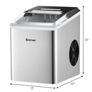 Stainless Steel 26 lbs/24 H Self-Clean Countertop Ice Maker Machine by LJGDeals