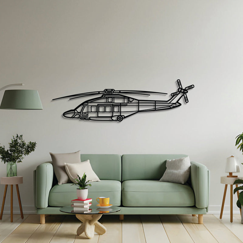 AW189 Metal Aircraft Wall Art - NCP0520