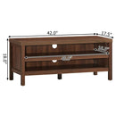 3-Tier TV Stand Console Cabinet for TV's up to 45 Inch with Storage Shelves by LJGDeals