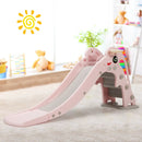 3-in-1 Kids Climber Slide Play Set with Basketball Hoop and Ball by LJGDeals