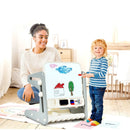 2 in 1 Kids Easel Table and Chair Set with Adjustable Art Painting Board by LJGDeals