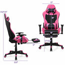 PU Leather Gaming Chair with USB Massage by LJGDeals