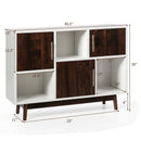 Wood Display Sideboard Storage Cabinet with Storage Compartments by LJGDeals