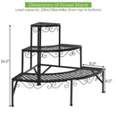 3 Tier Metal Corner Plant Display Rack by LJGDeals