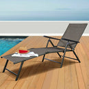 Set of 2 Adjustable Chaise Lounge Chair with 5 Reclining Positions by LJGDeals