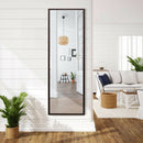 Full Length Metal Door Mirror with Adjustable Hook