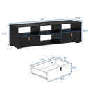 TV Stand Entertainment Media Center Console for TV's up to 60 Inch with Drawers Walnut by LJGDeals