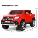 12V 2-Seater Kids Ride On Car Licensed Mercedes Benz X Class RC with Trunk-Red by LJGDeals