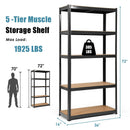 2 Pcs Storage Shelves Garage Shelving Units Tool Utility Shelves by LJGDeals