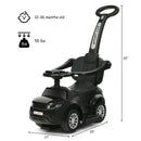 3 In 1 Ride on Push Car Toddler Stroller Sliding Car with Music-Blue by LJGDeals