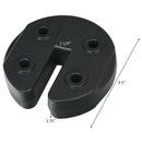 Set of 6 Canopy Weights 30lbs Weight Plate Kit with No-Pinch Design