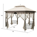 10’x 12’ Octagonal Patio Gazebo by LJGDeals