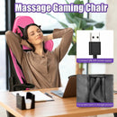 PU Leather Gaming Chair with USB Massage by LJGDeals