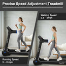 3HP Electric Folding Treadmill with Bluetooth Speaker by LJGDeals