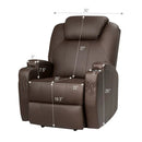 Power Lift Recliner Chair with Massage and Heat for Elderly with Remote Control by LJGDeals
