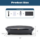 Mini Vibration Body Fitness Platform with Loop Bands by LJGDeals
