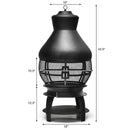 Patio Wood Burning Chimneys Fireplace by LJGDeals