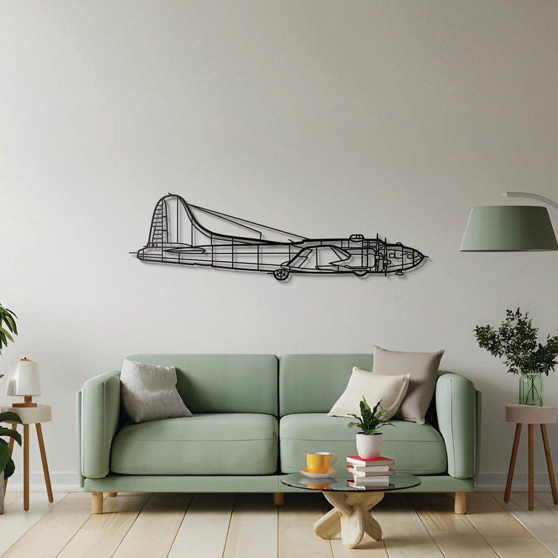 B-17 Metal Aircraft Wall Art - NCP0030