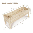 Raised Garden Bed Elevated Planter Box Wood for Vegetable Flower Herb by LJGDeals