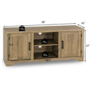 Rustic TV Stand Entertainment Center Storage Cabinet by LJGDeals