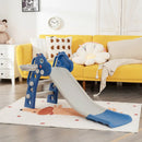 3-in-1 Kids Slide Baby Play Climber Slide Set with Basketball Hoop by LJGDeals
