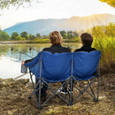 Folding Camping Chair with Bags and Padded Backrest by LJGDeals