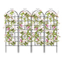 2/4 Pack 71 x 20 Inch Metal Garden Trellis for Climbing Plants