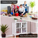 Glass Door Sideboard Console Storage Buffet Cabinet by LJGDeals