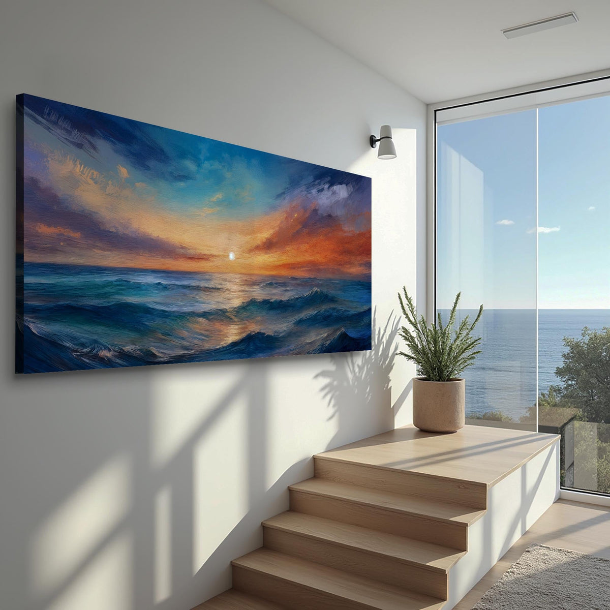 Waterscape Abstract Wall Art XIII, photo 2 of 10