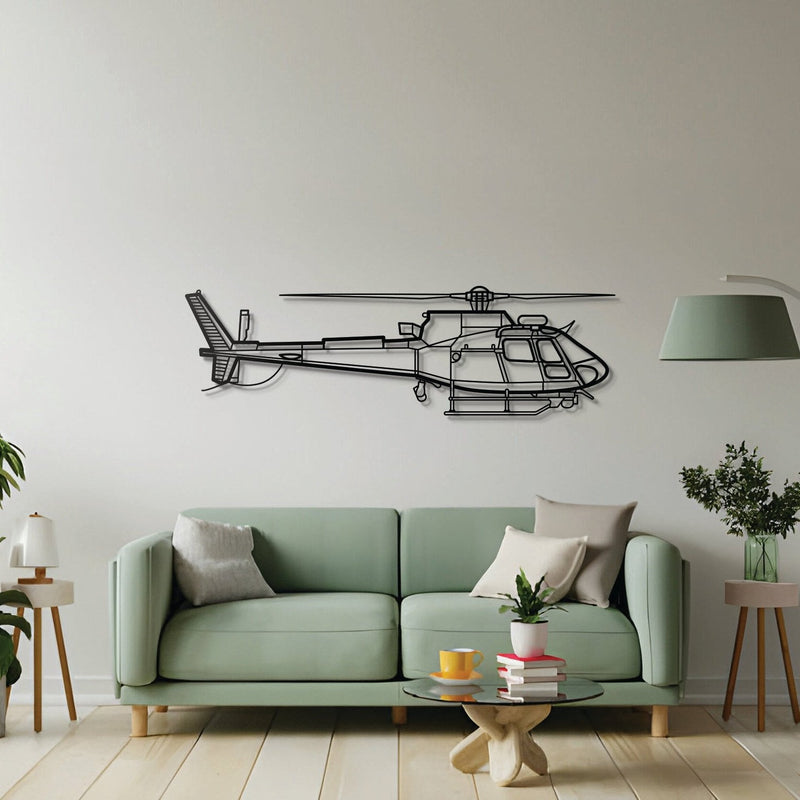 H125E Metal Aircraft Wall Art - NCP0093