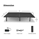 Queen Size Adjustable Bed Base Frame with Wireless Remote Control by LJGDeals